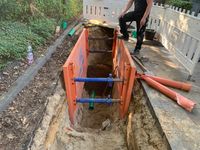 Tiefbau in Hamburg mit Mischwassersystemen zur Trennung von Regen- und Schmutzwasser